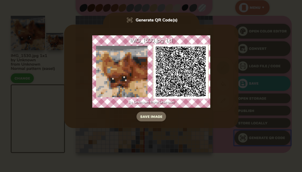 動物之森 qr code 下載  動物森友會 動物之森 點陣圖轉換 qr code 動物森友會 圖片導入 動森 照片導入 相片導入 我的設計