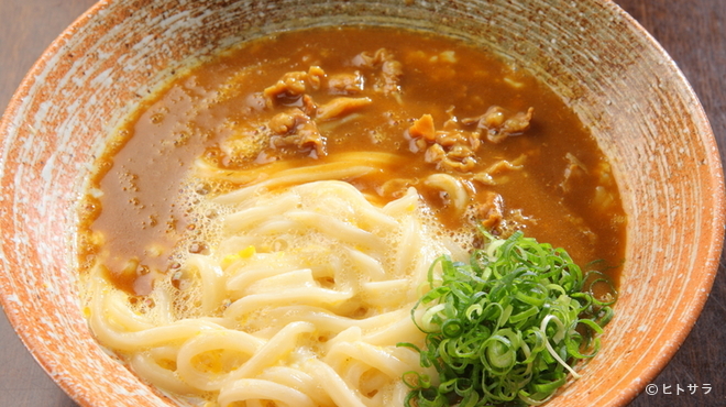 咖喱釜玉烏冬(カレー釜玉うどん)(850円)