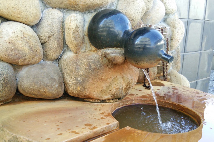 太閣之飲泉場|有馬溫泉金之湯 金湯(金の湯)有馬溫泉一泊二食行程 有馬溫泉必去景點懶人包