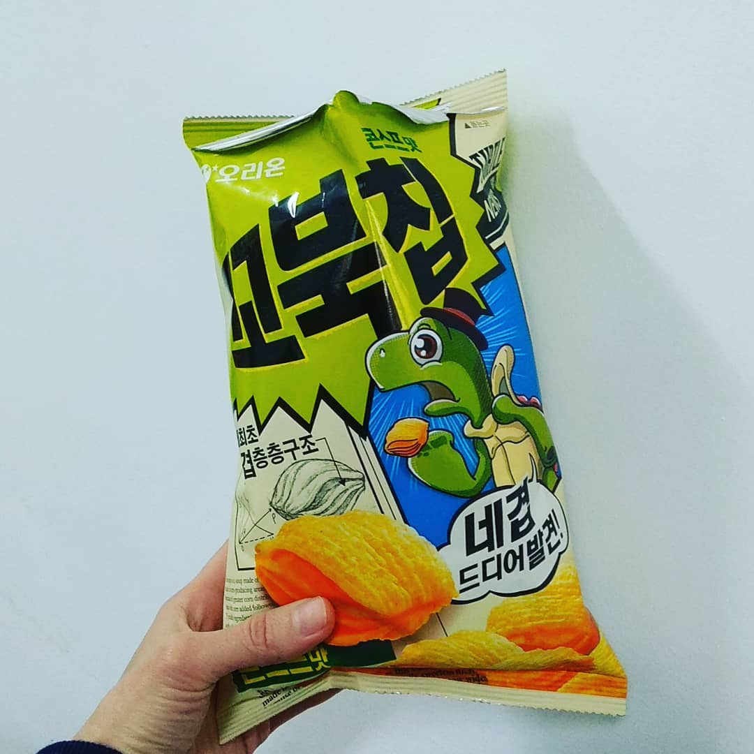 好麗友烏龜玉米脆片 韓國手信 韓國必買 韓國伴手禮 韓國零食 韓國必買零食 韓國必買食物 韓國旅遊必買 韓國買什麼 韓國零食推薦 韓國小吃 韓國手信推介