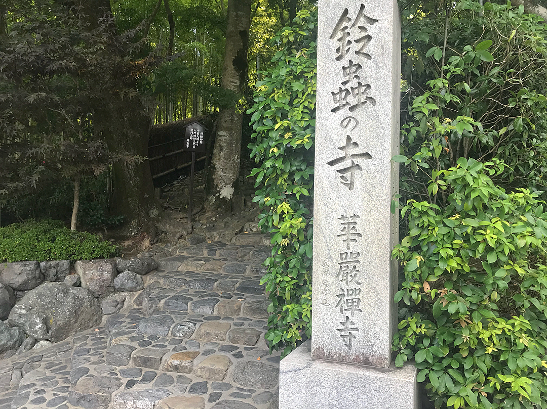 妙德山華嚴寺 鈴蟲寺 華嚴寺 妙德山 鈴虫寺 京都鈴蟲寺 松尾大社 鈴虫寺 華厳寺 Suzumushi Temple SuzumushiTemple 西芳寺 西芳寺交通 西芳寺預約2019 藤森神社 地藏 實現願望的寺廟 大日如來
