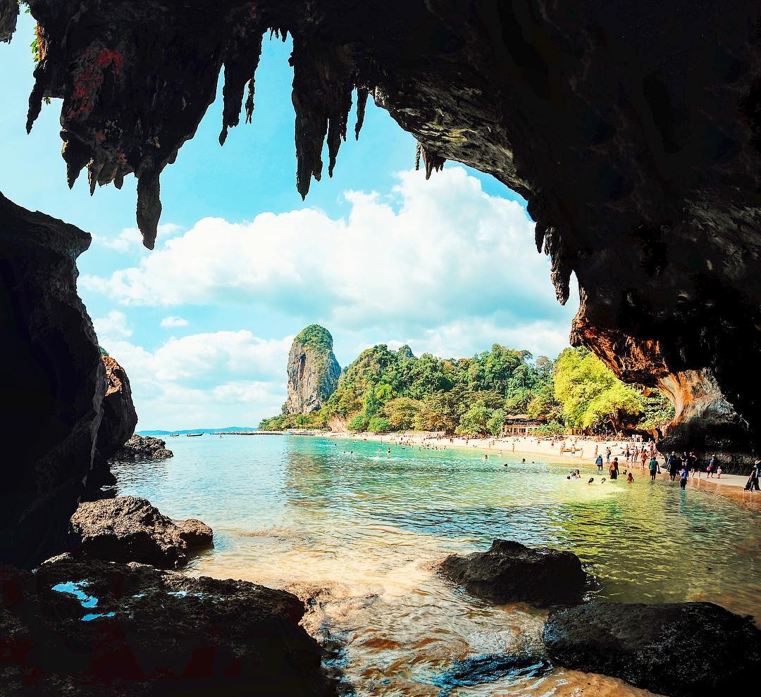 帕南海灘　PhraNang Cave Beach 布吉海灘 普吉島海灘 蘇美島海灘 蘇梅島海灘 喀比海灘 拷喇海灘 芭東海灘 帕岸島海灘 泰國海灘 泰國沙灘 thailand Beach 泰國必去 泰國水上活動
