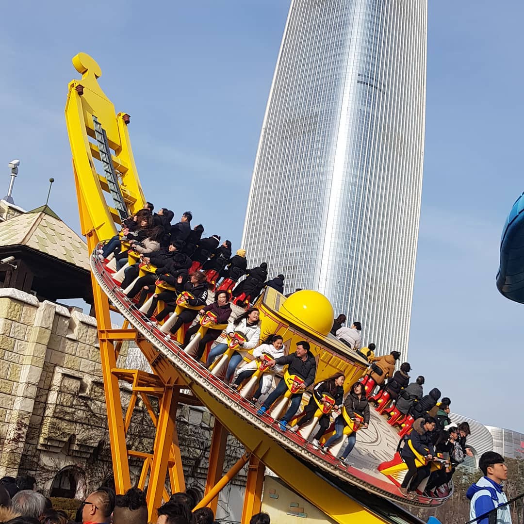 樂天世界 Lotte World 樂天世界必玩 旋轉圓盤　Gyro Spin