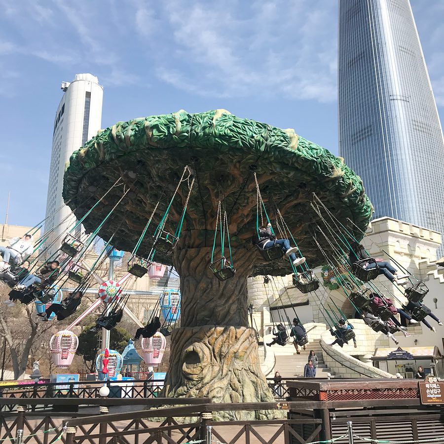 樂天世界 Lotte World 樂天世界必玩 旋轉鞦韆　Swing Tree