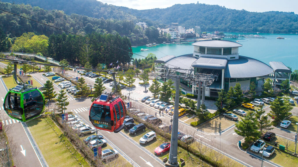 日月潭纜車 日月潭 台中景點 台灣十景 台灣十大地景