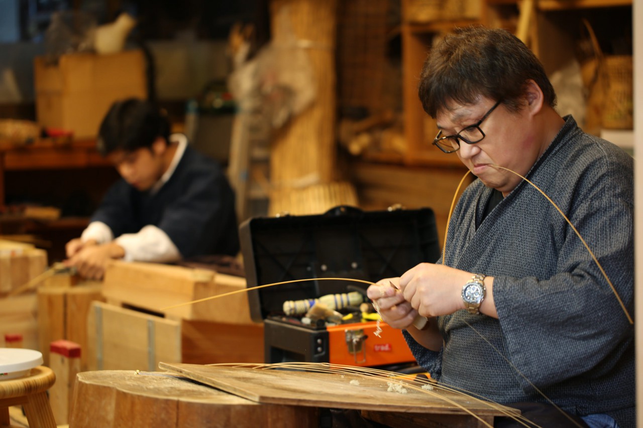 匠人們手工製作竹藝品|有馬溫泉必買有馬籠くつわ總店 有馬溫泉一泊二食行程 有馬溫泉必去景點懶人包
