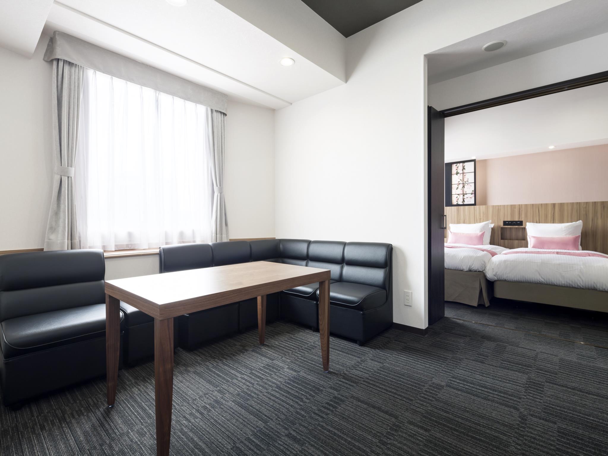 客廳 - 家庭套房 東京親子住宿推介！新宿附小廚房酒店！ - 東京新宿百日住宿 HUNDRED STAY Tokyo Shinjuku