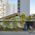 在新宿的繁華都市中東京由緣新宿的日式建築外觀非常突出 雙人房 東京由緣新宿(ONSEN RYOKAN YUEN SHINJUKU)新宿溫泉酒店 新宿溫泉飯店 新宿溫泉旅館