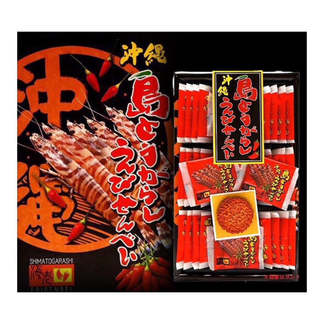 沖繩限定 沖繩蝦餅 南風堂 南風堂沖繩島紅辣椒蝦餅 南風堂紅辣椒蝦餅 紅辣椒蝦餅 沖繩必買