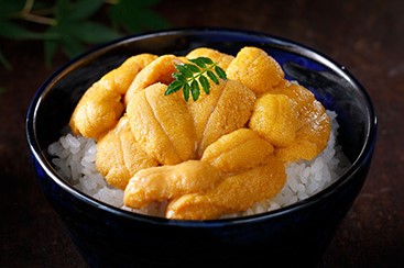 「島の人 礼文島本店」海膽飯(1,500円)