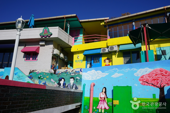 滋滿壁畫村 全州韓屋村 龍貓壁畫 全州景點