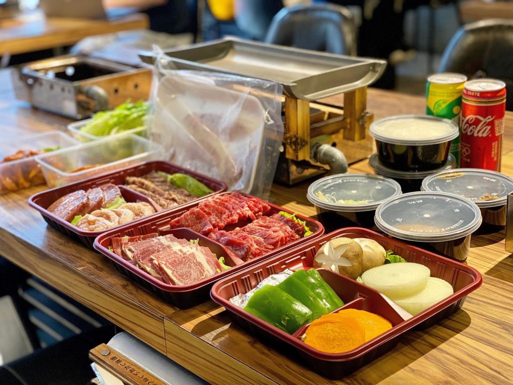 外賣 日式燒肉 燒烤 燒肉 電熱鍋 韓燒