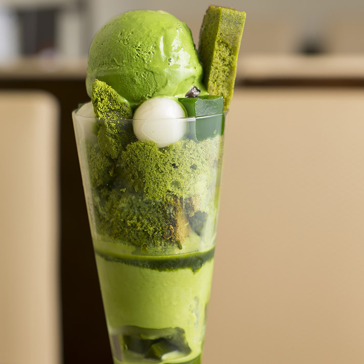 嵐山必食甜品篇：嵐山おぶう(OBUU)　特濃抹茶芭菲
