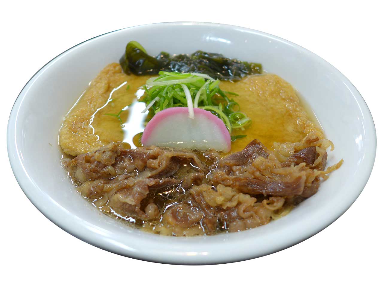 肉きつねわかめうどん