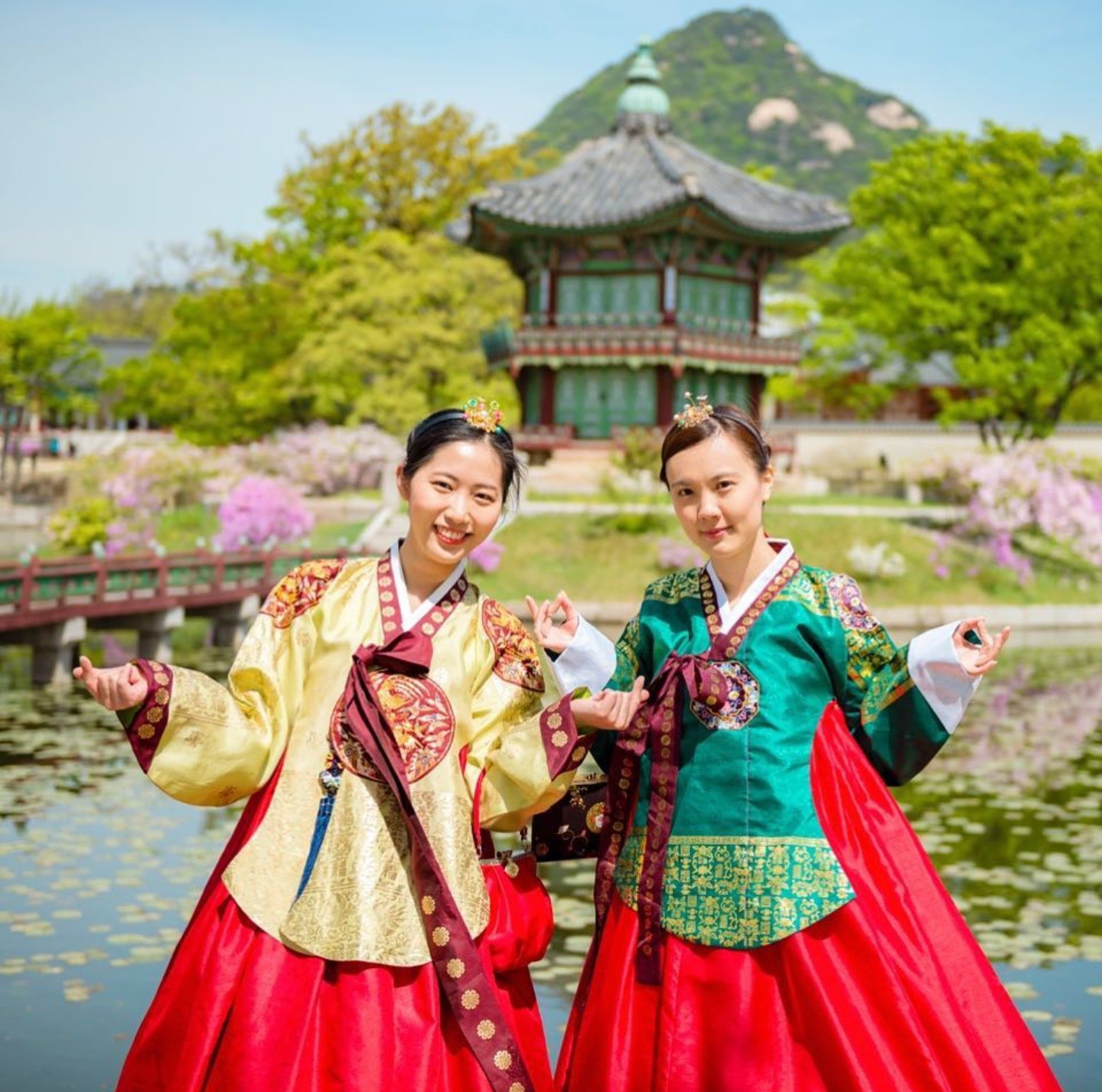 花樣韓服 꽃같은한복 婚紗款韓服 公主韓服 韓服體驗