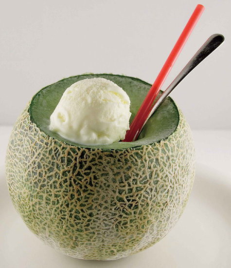 「いばらき食文化研究会 酒趣」蜜瓜雪糕梳打(1,000円)