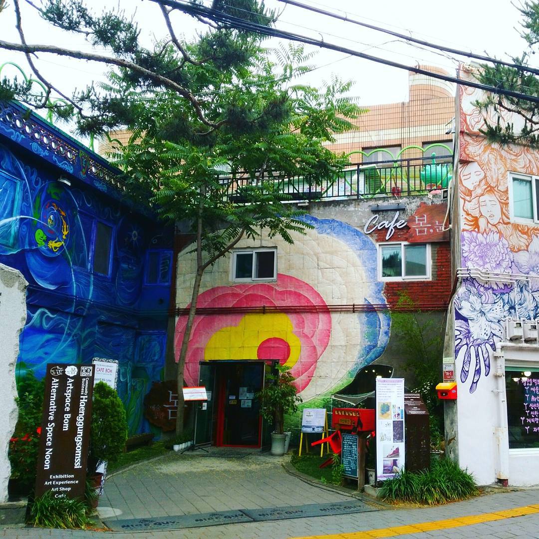 行宮洞壁畫村 京畿道壁畫村 京畿道景點
