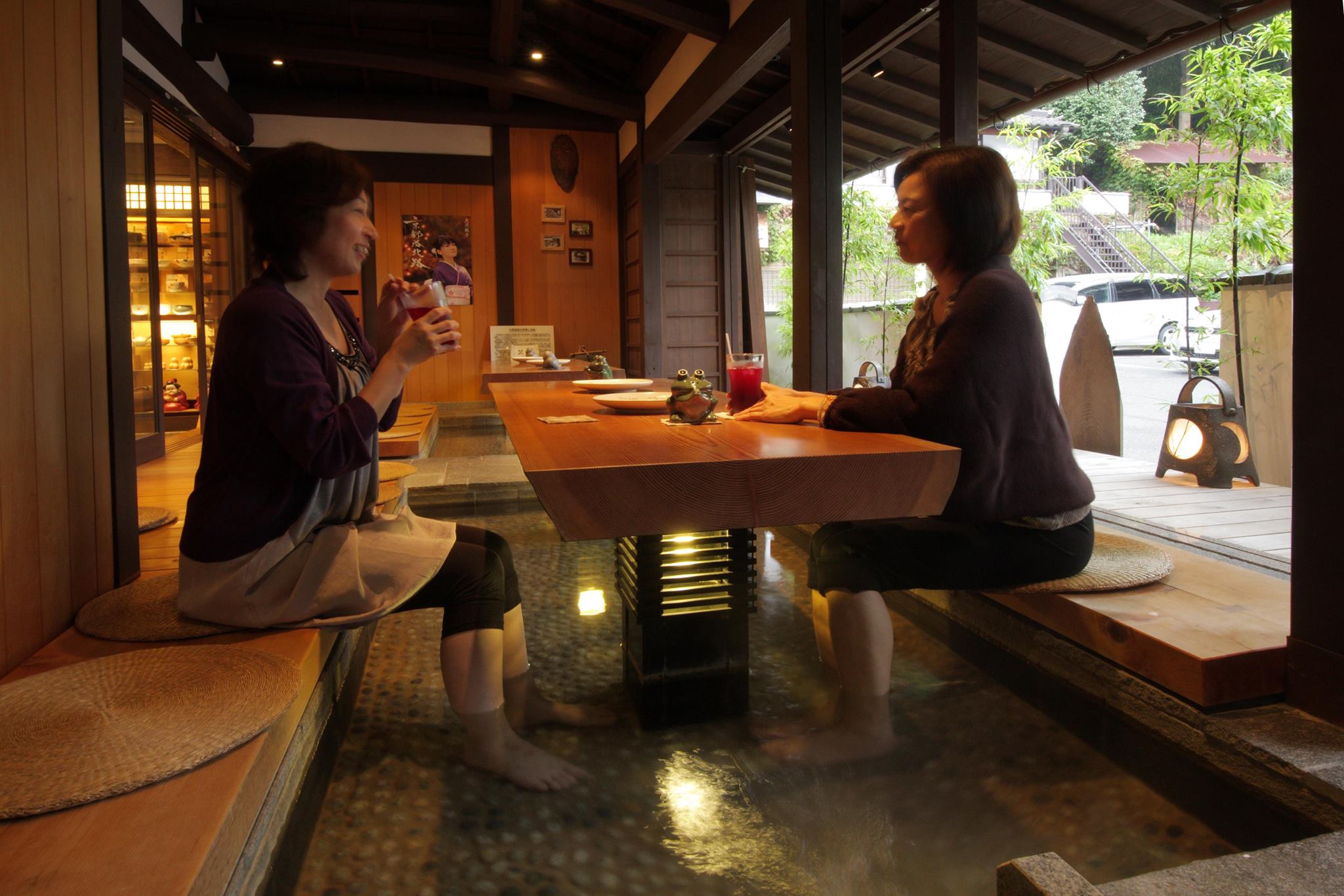 大原山莊 足湯Cafe 店舖內觀
