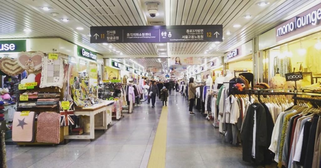 首爾購物 首爾血拼 首爾地下街 首爾商場 首爾鐘閣地下街 鐘閣購物