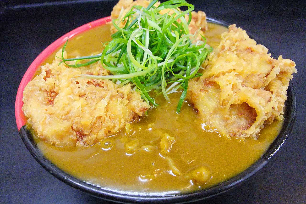 雞天婦羅咖喱烏冬(鷄天カレーうどん)(954円)