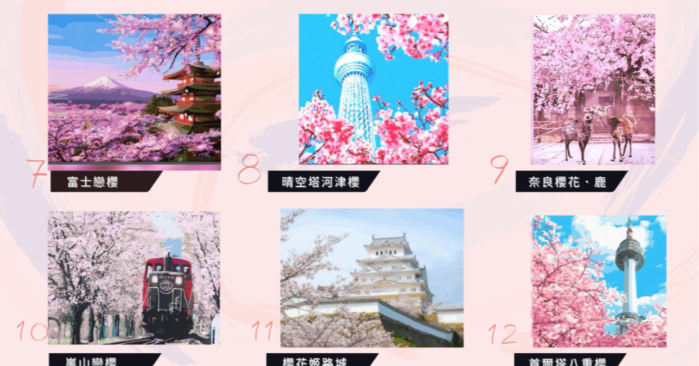 風景數字油畫