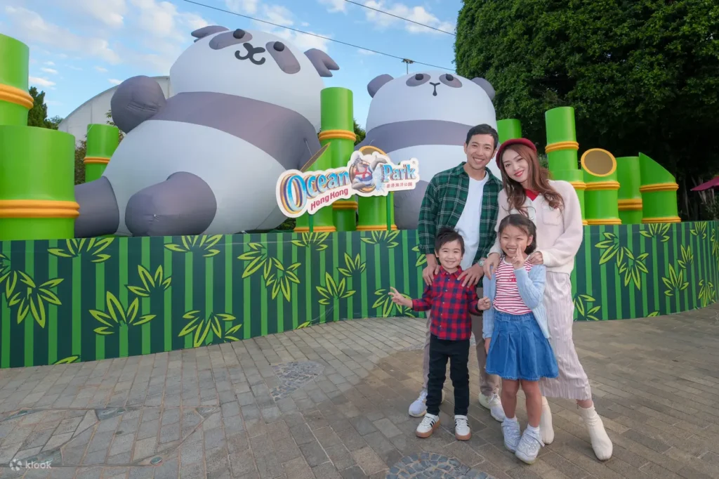 海洋公園雙人門票,享受熊貓家姐與細佬