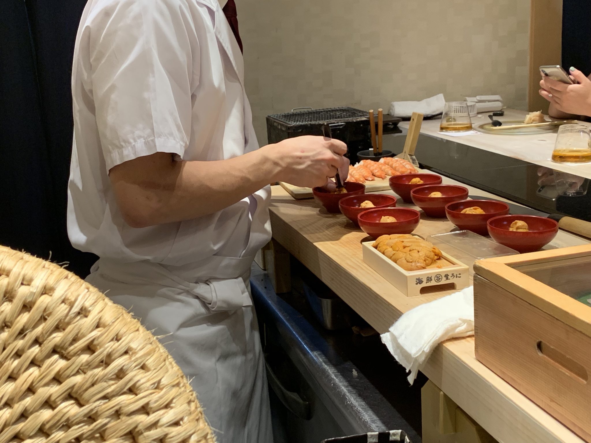 海膽壽司｜大阪美食 大阪必食 大阪壽司 大阪米芝蓮 大阪OMAKASE 大阪廚師發辦 鮨千陽 鮨 千陽（Sushi Chiharu）